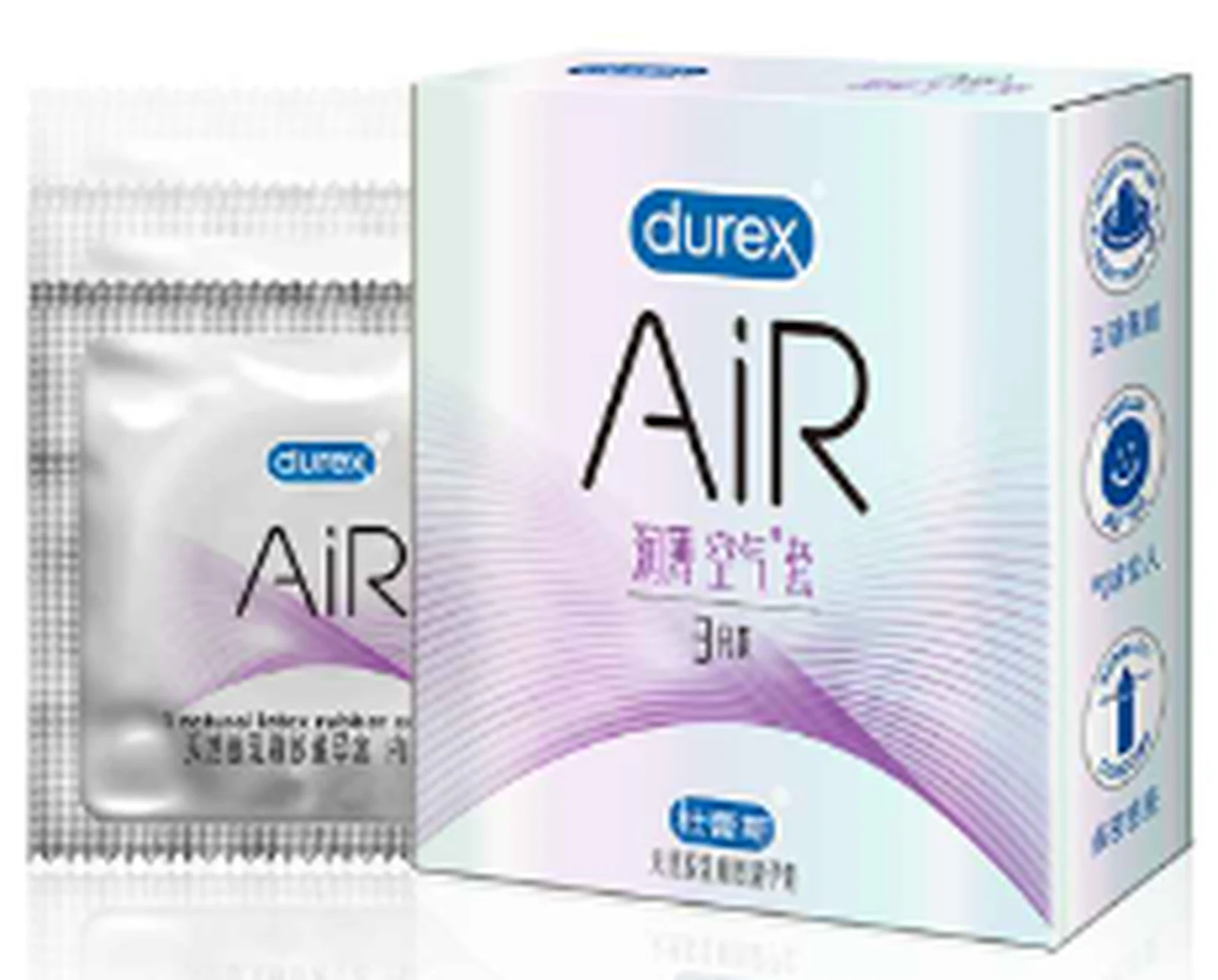 Durex AIR Moisturizing Air Sleeve 3 Pack