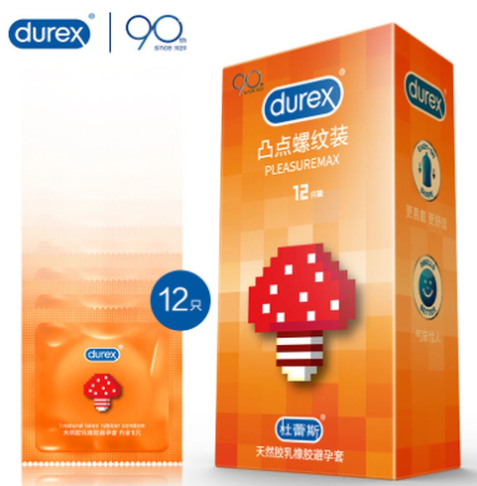Durex Protruding thread 12 pack
