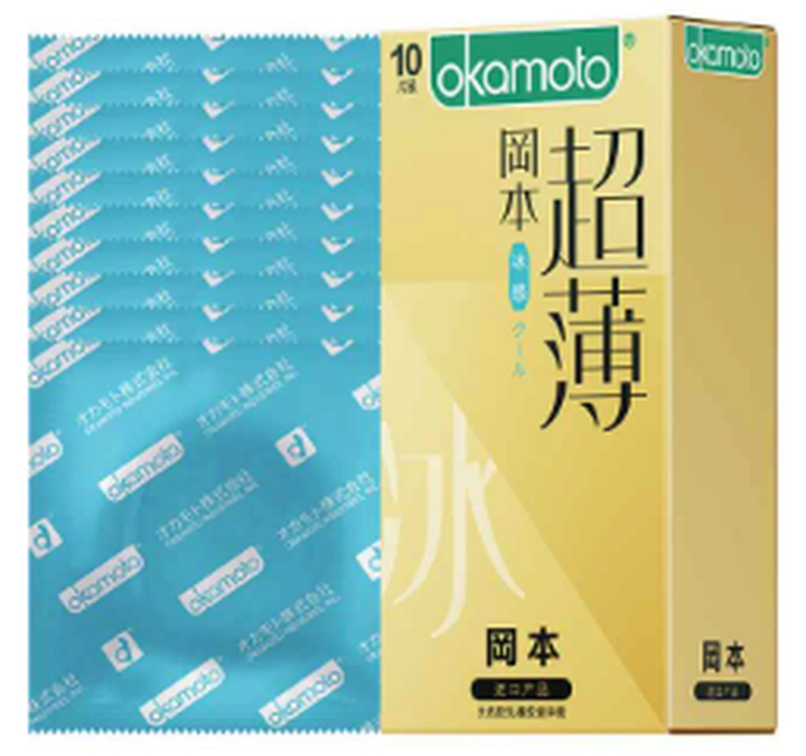 Okamoto ice cream ultra-thin pack of 10 pieces
