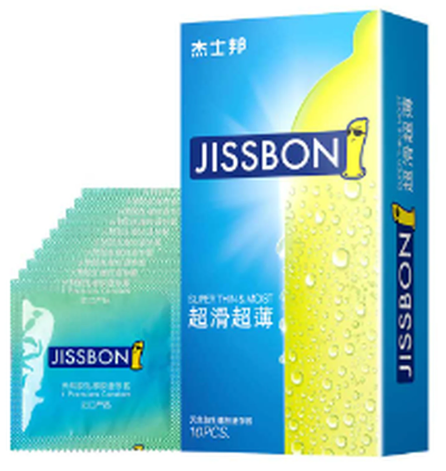 Jissbon Super smooth and thin Pack of 10