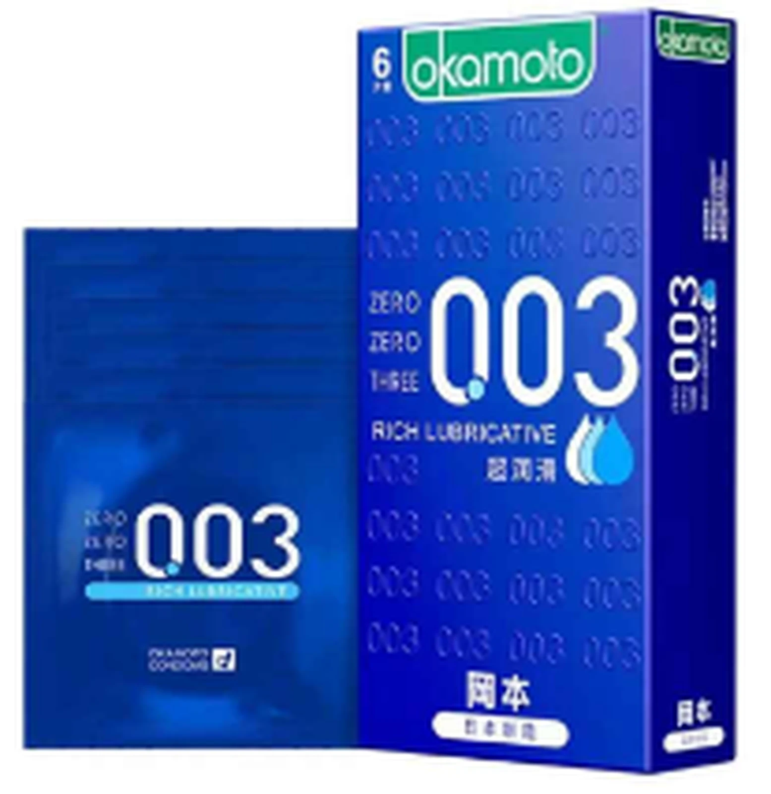 Okamoto 003 Super Lubricating 6 Pack
