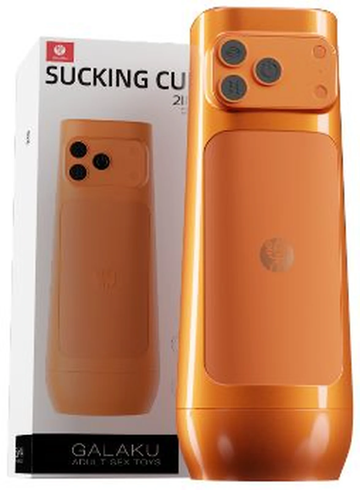 Galaku apple cup vibrator suck orange AI version
