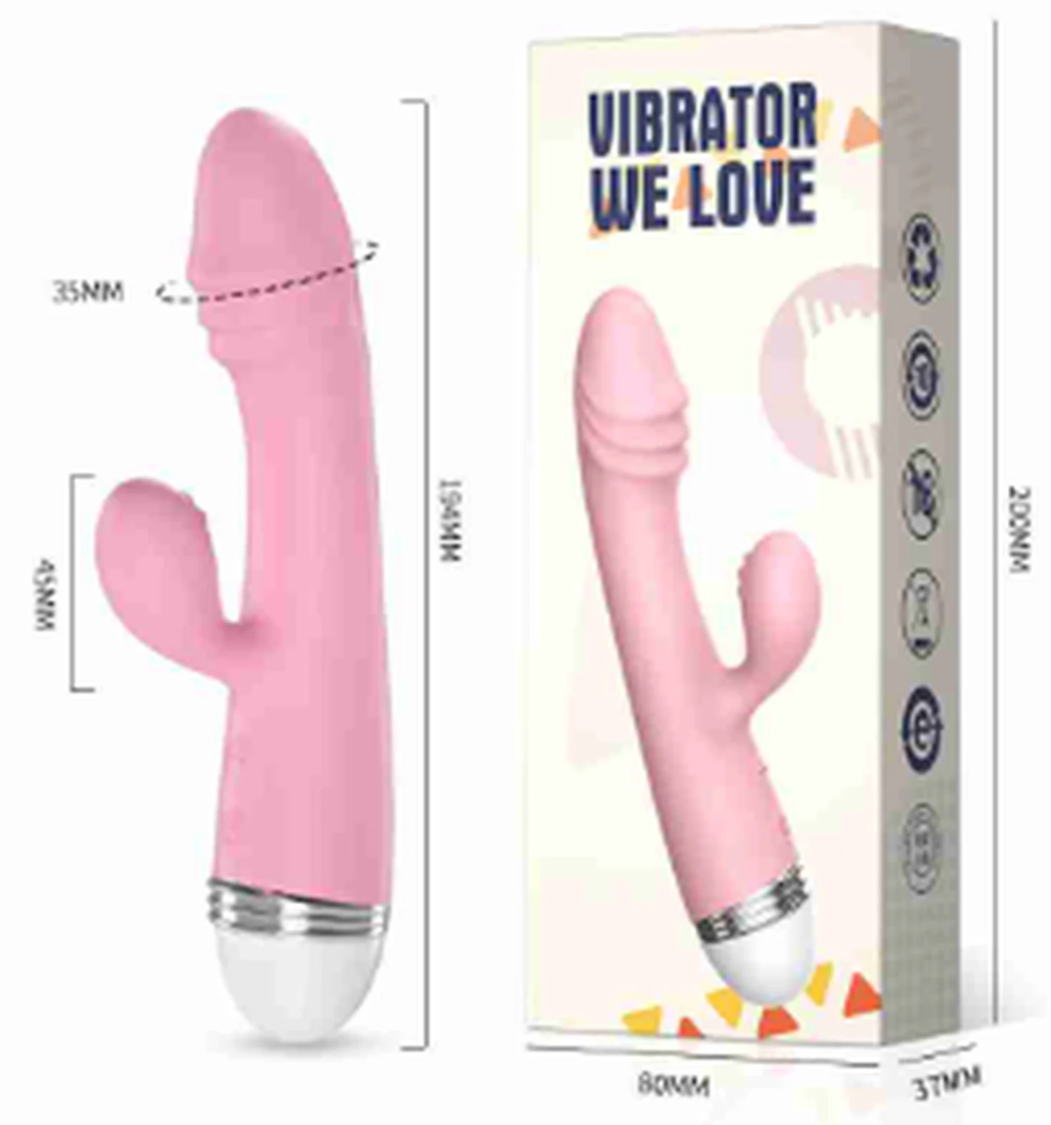 Laile Gao Chao Double Vibrator Cherry Blossom Powder