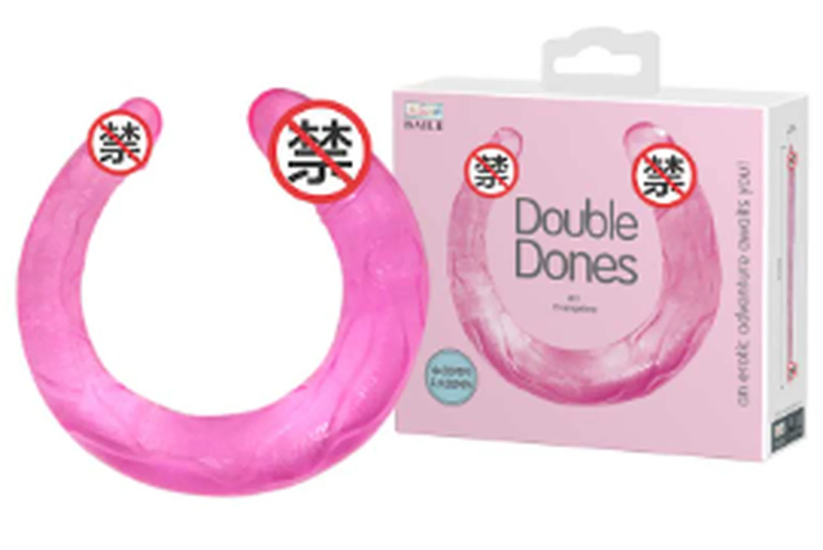 Baile 40060 double-ended stick pink
