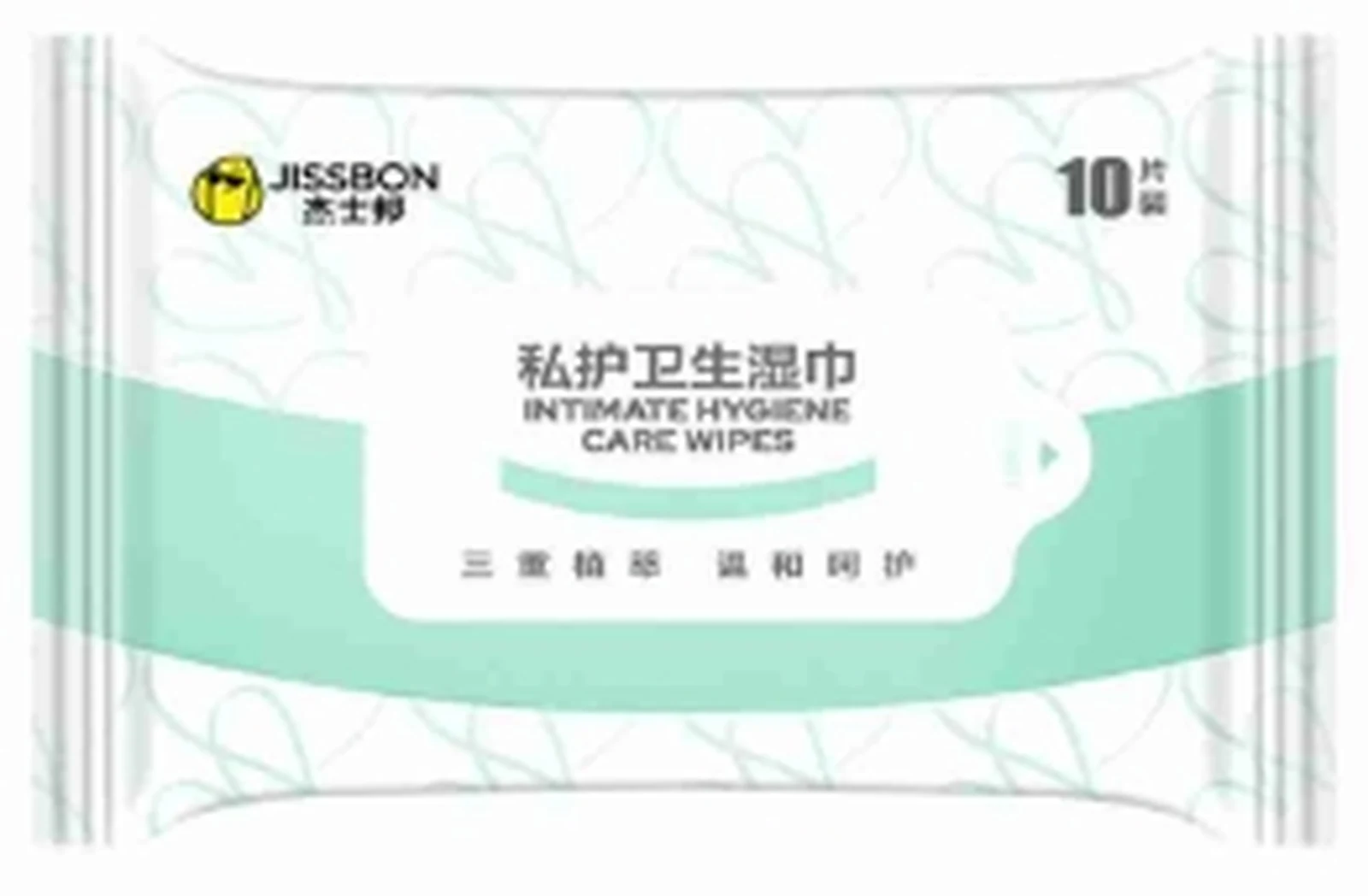 Jissbon Personal Hygiene Wipes 10 Pack