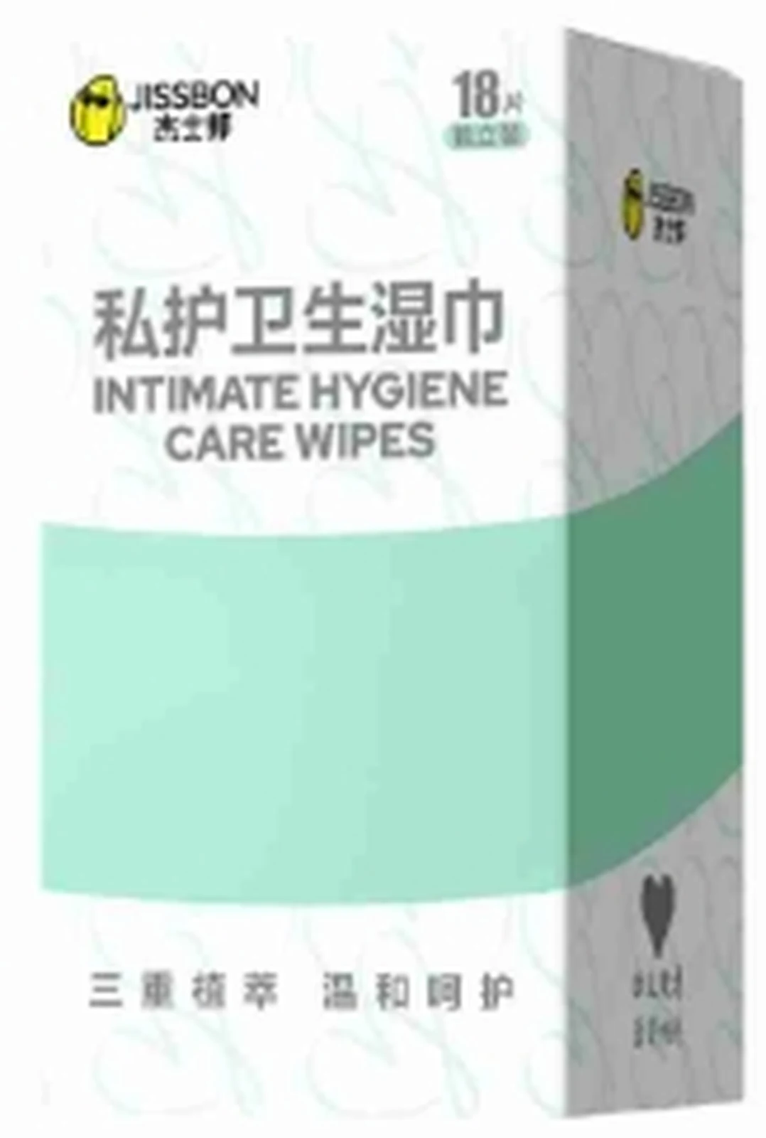 Jissbon Personal Hygiene Wipes 18 pieces individually packed