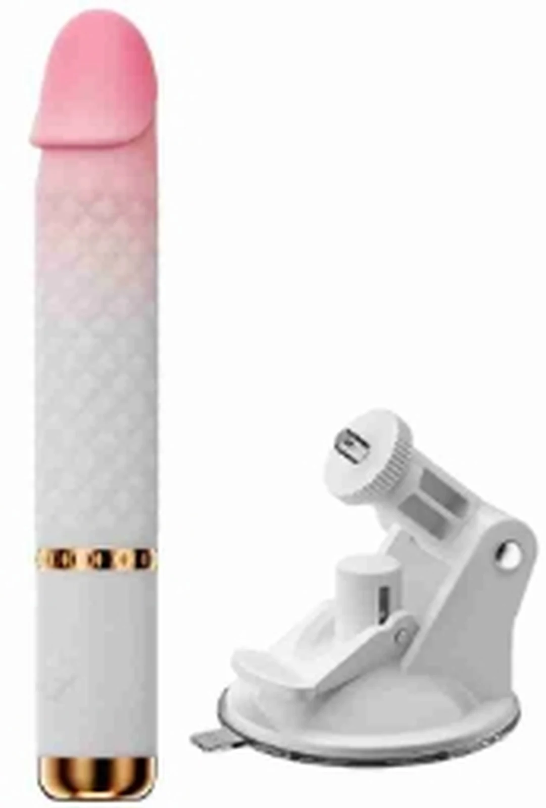 Rolles soft gun gradient pink and white with base