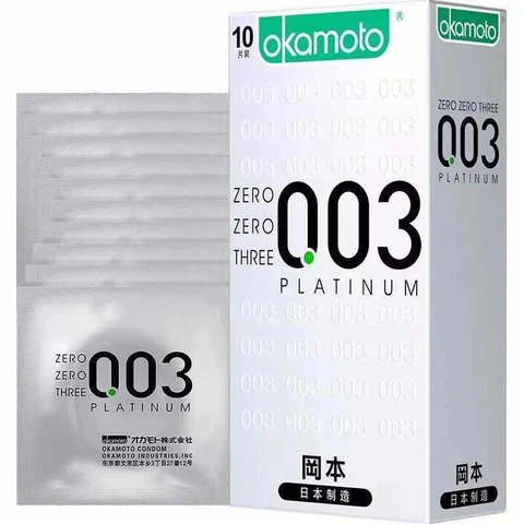 Okamoto 003 platinum 10 pieces, photo 1