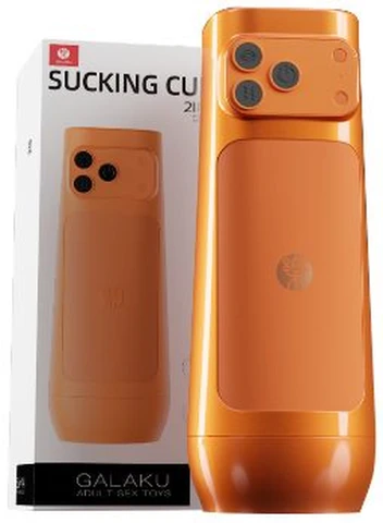 Galaku apple cup vibrator suck orange AI version, photo 1