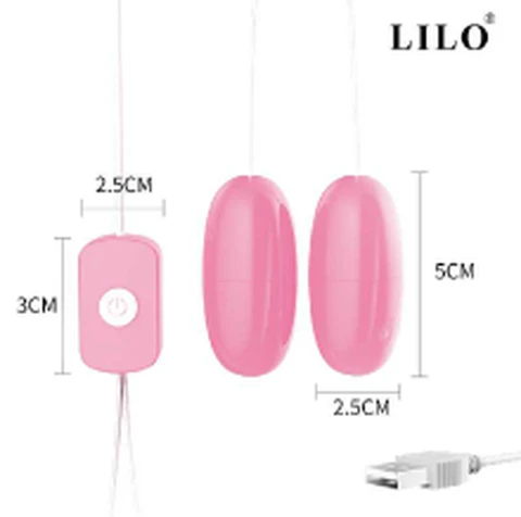 Laile USB Double Vibrator Pink, photo 1