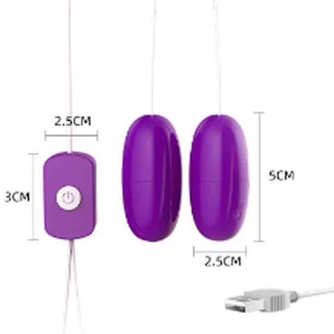 Laile USB Double Vibrator Purple, photo 1