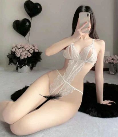 DF8458 white jumpsuit, photo 1
