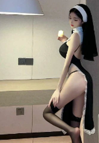 LZM1088 Nun's long skirt, photo 1