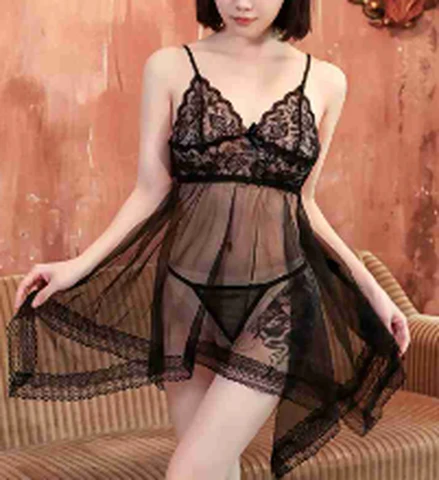 Sixth Sense Rose Lace Goddess Pajamas DW0007, photo 1