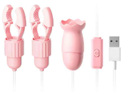 Laile 2340 Pink Dai Jade Rabbit Breast Clamp B, photo 1