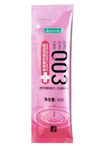 Okamoto 003 hyaluronic acid lubricant 6ml small vermicelli, photo 1