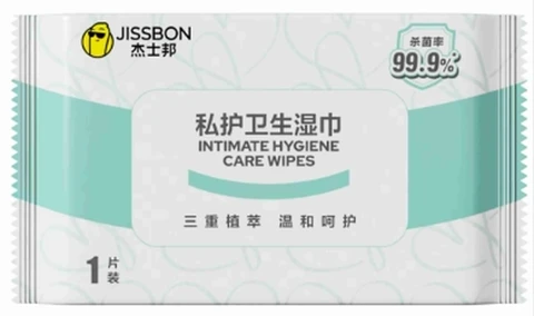 Jissbon Personal Hygiene Wipes 1 piece pack, photo 1