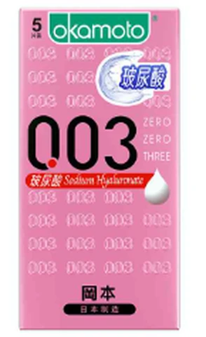 Okamoto 003 hyaluronic acid 5 pieces, photo 1