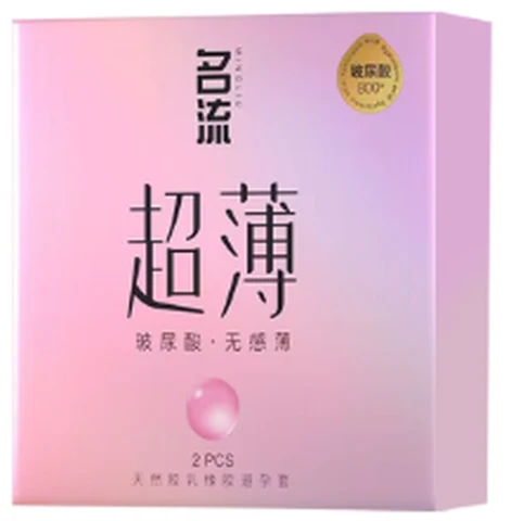 Mingliu Ultra-Thin Hyaluronic Acid Sensitive Thin 2 Pieces, photo 1