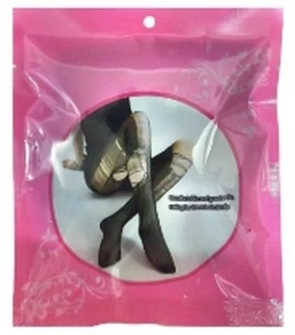 Black silk 1st grade ultra-thin sexy hand-torn socks, photo 1