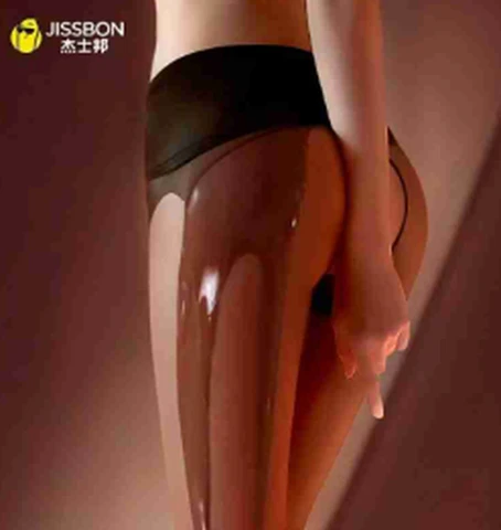 Jissbon Silky Chocolate Flavored Open Stockings, photo 1