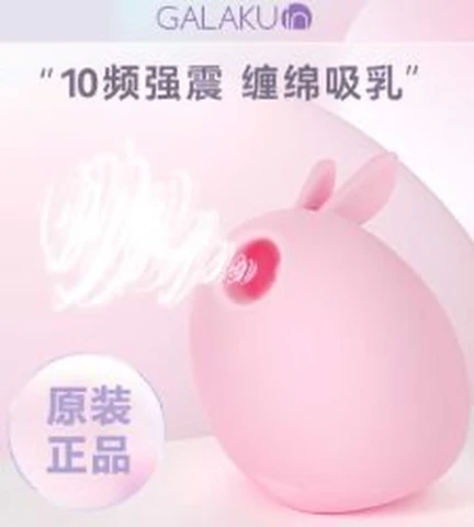 Galaku rogue rabbit vibrating egg pink, photo 1